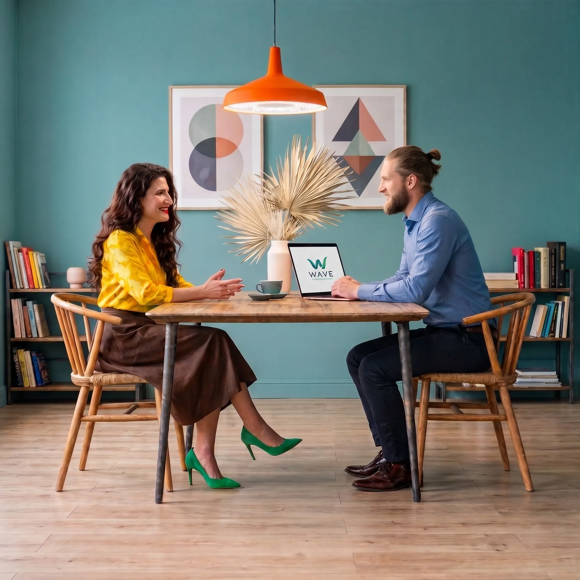 Creative marketing team collaboration